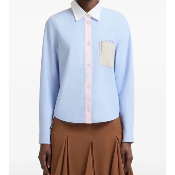 Marni Tops - Marni contrast collar oxford button down BNWT